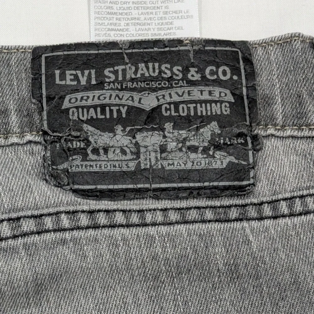 Levi's 511 Slim Fit Grey Denim Jeans Men's W36 L30